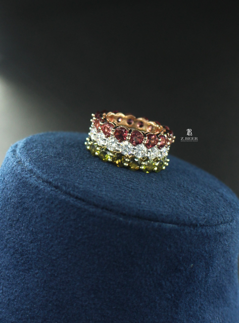 LUN8 Butterfly ジンス まとめ売り 2888G-Z#Butterfly ring in 18k gold with diamonds and blue